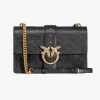 Sacs À Bandoulière|PINKO Classic Love Bag Icon New Monogram Noir-Vieil Or