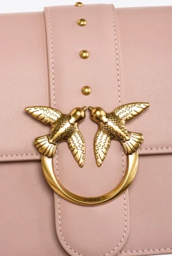 Sacs À Bandoulière|PINKO Classic Love Bag Icon Simply Rose/Rose Poudre-Or Antique