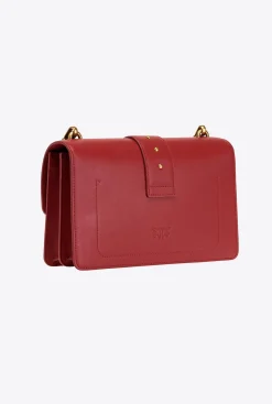 Sacs À Bandoulière|PINKO Classic Love Bag Icon Simply Rouge Rubis-Or Antique