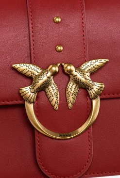 Sacs À Bandoulière|PINKO Classic Love Bag Icon Simply Rouge Rubis-Or Antique