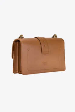 Sacs À Bandoulière|PINKO Classic Love Bag Icon Simply Cognac-Or Antique