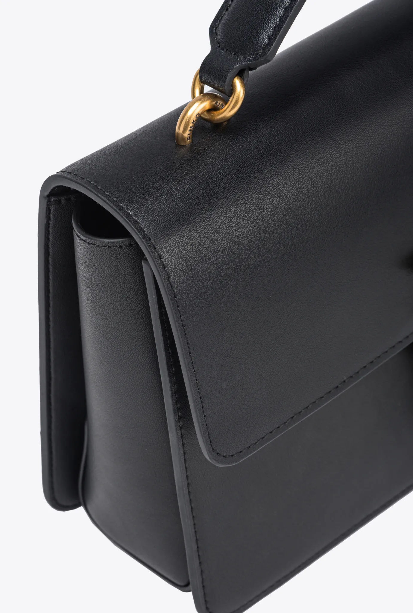 Sacs À Main|PINKO Classic Love Bag Light Simply Noir-Vieil Or