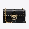 Sacs À Bandoulière|PINKO Classic Love Bag One Painted Studs Noir-Vieil Or