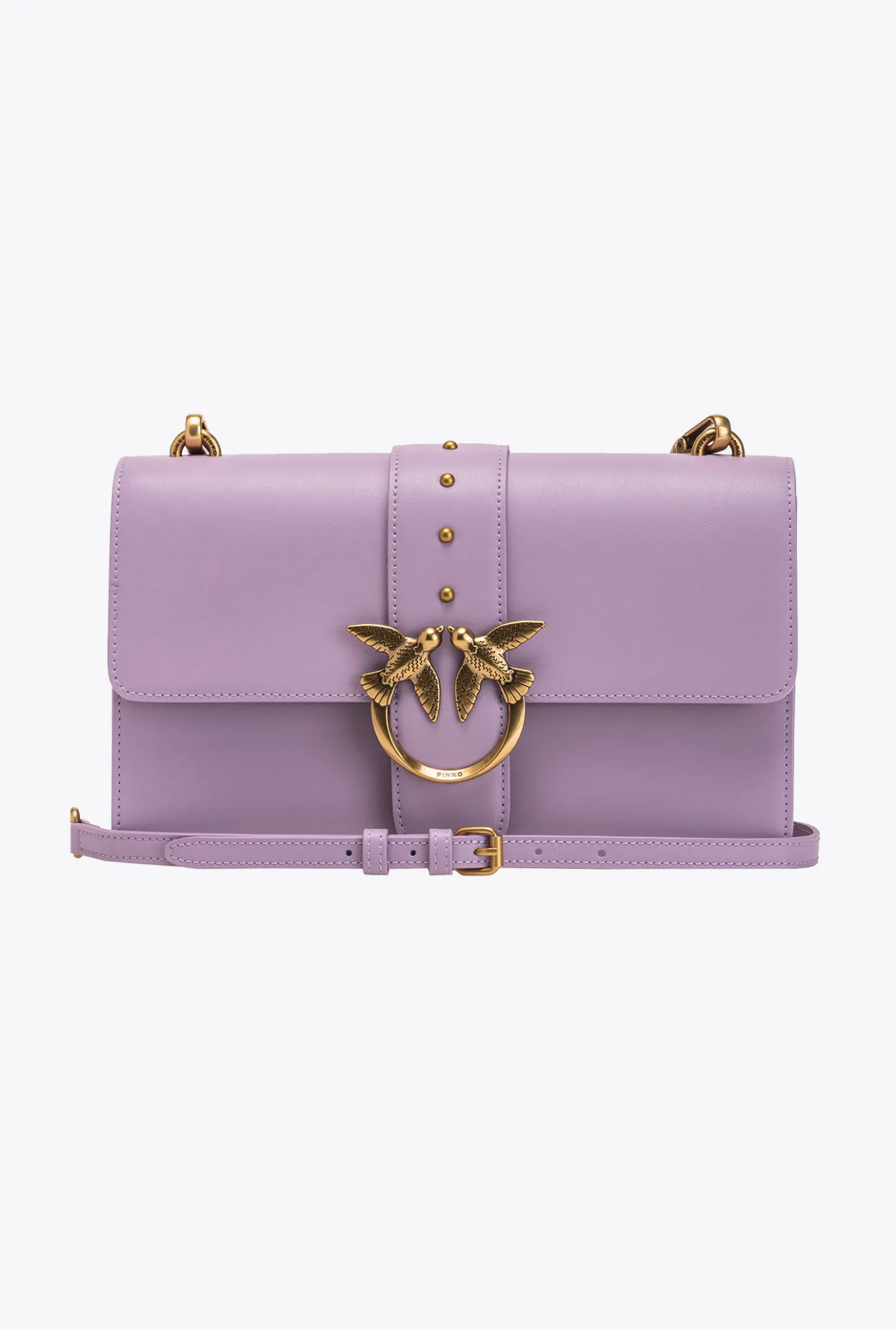 Sacs À Bandoulière|PINKO Classic Love Bag One Simply Iris-Or Antique