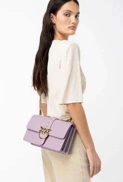 Sacs À Bandoulière|PINKO Classic Love Bag One Simply Iris-Or Antique