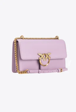 Sacs Portés Épaule|PINKO Classic Love Bag One Simply Iris-Or Antique