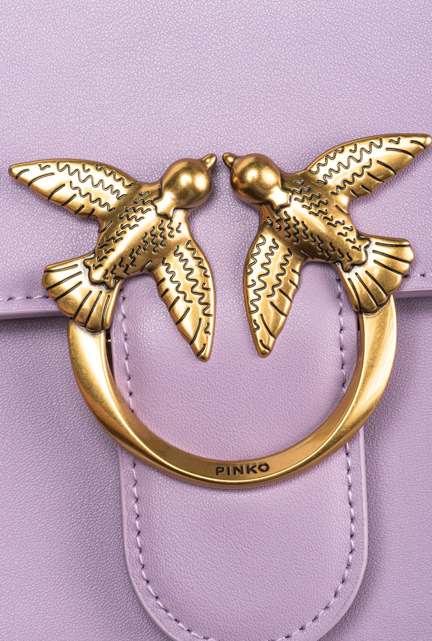 Sacs Portés Épaule|PINKO Classic Love Bag One Simply Iris-Or Antique