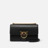 Sacs Portés Épaule|PINKO Classic Love Bag One Simply Noir-Vieil Or