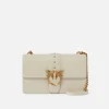Sacs À Bandoulière|PINKO Classic Love Bag One Simply Blanc+Blanc-Or Antique