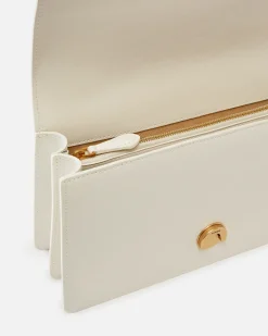 Sacs À Bandoulière|PINKO Classic Love Bag One Simply Blanc+Blanc-Or Antique