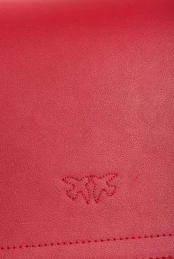 Sacs Portés Épaule|PINKO Classic Love Bag One Simply Rouge Grenat-Or Antique