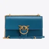 Sacs Portés Épaule|PINKO Classic Love Bag One Simply Sarcelle-Or Antique