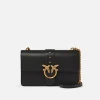 Sacs À Bandoulière|PINKO Classic Love Bag One Simply Noir-Vieil Or