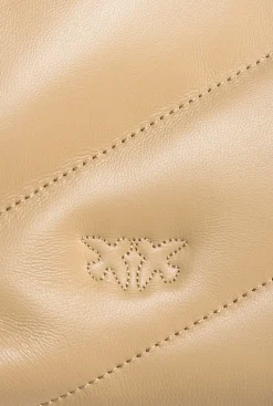Sacs Portés Épaule|PINKO Classic Love Bag Puff Maxi Quilt Sable-Or Antique