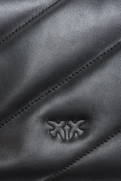 Sacs Portés Épaule|PINKO Classic Love Bag Puff Maxi Quilt Noir-Vieil Or