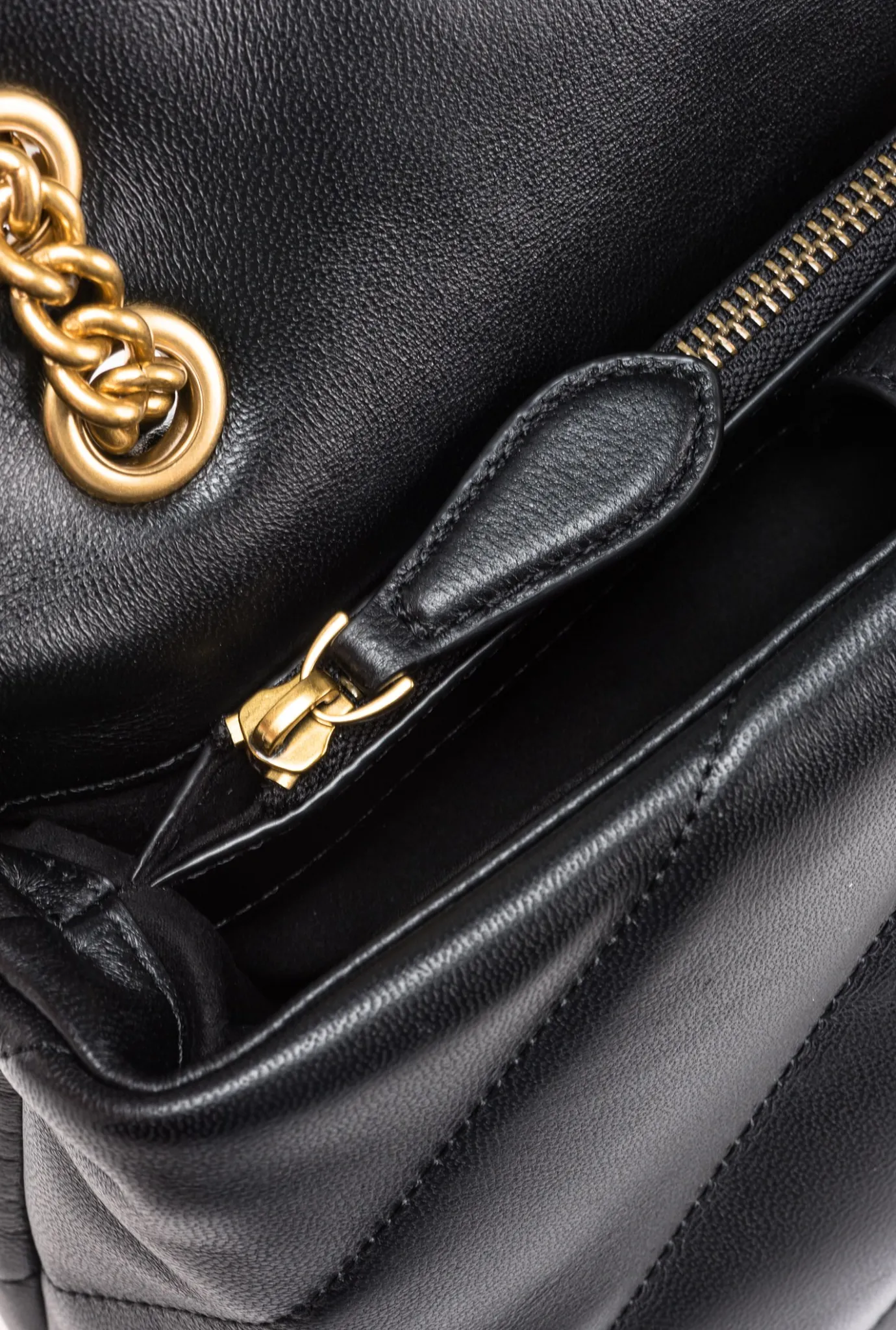 Sacs Portés Épaule|PINKO Classic Love Bag Puff Maxi Quilt Noir-Vieil Or