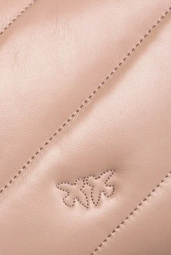 Sacs Portés Épaule|PINKO Classic Love Bag Puff Maxi Quilt Rose/Rose Poudre-Or Antique