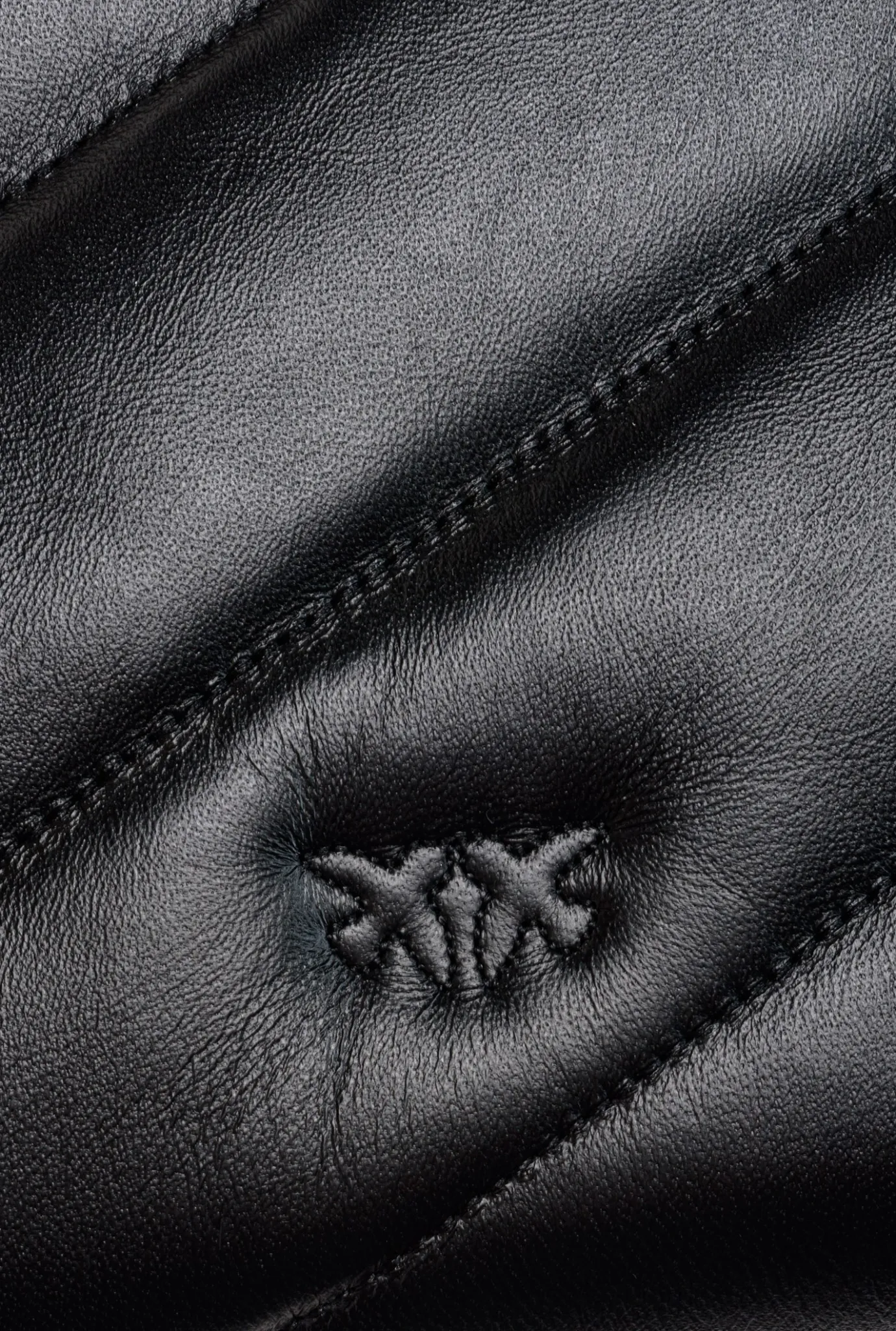 Sacs Portés Épaule|PINKO Classic Love Bag Puff Maxi Quilt Noir-Vieil Argent