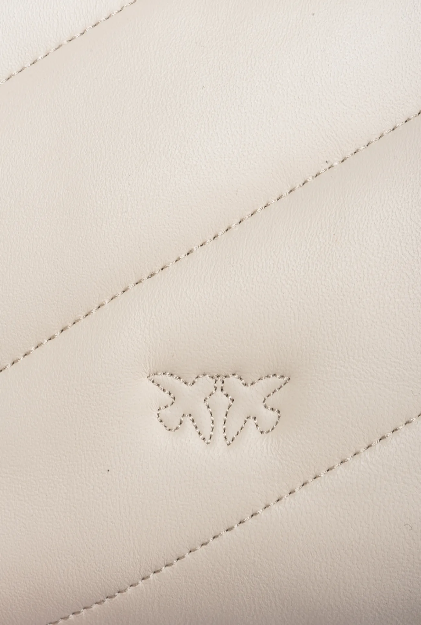 Sacs Portés Épaule|PINKO Classic Love Bag Puff Maxi Quilt Blanc+Blanc-Or Antique