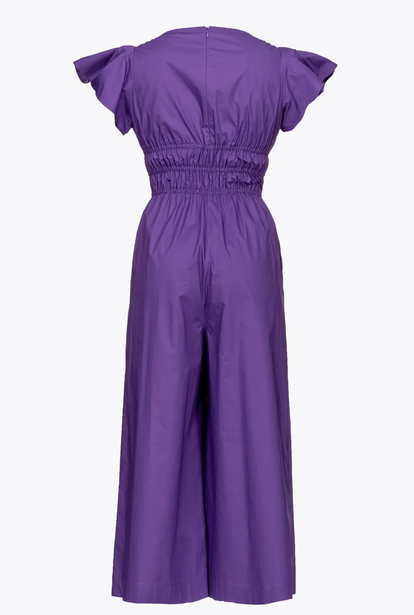 Robes|PINKO Combinaison En Popeline De Coton Violet Pride