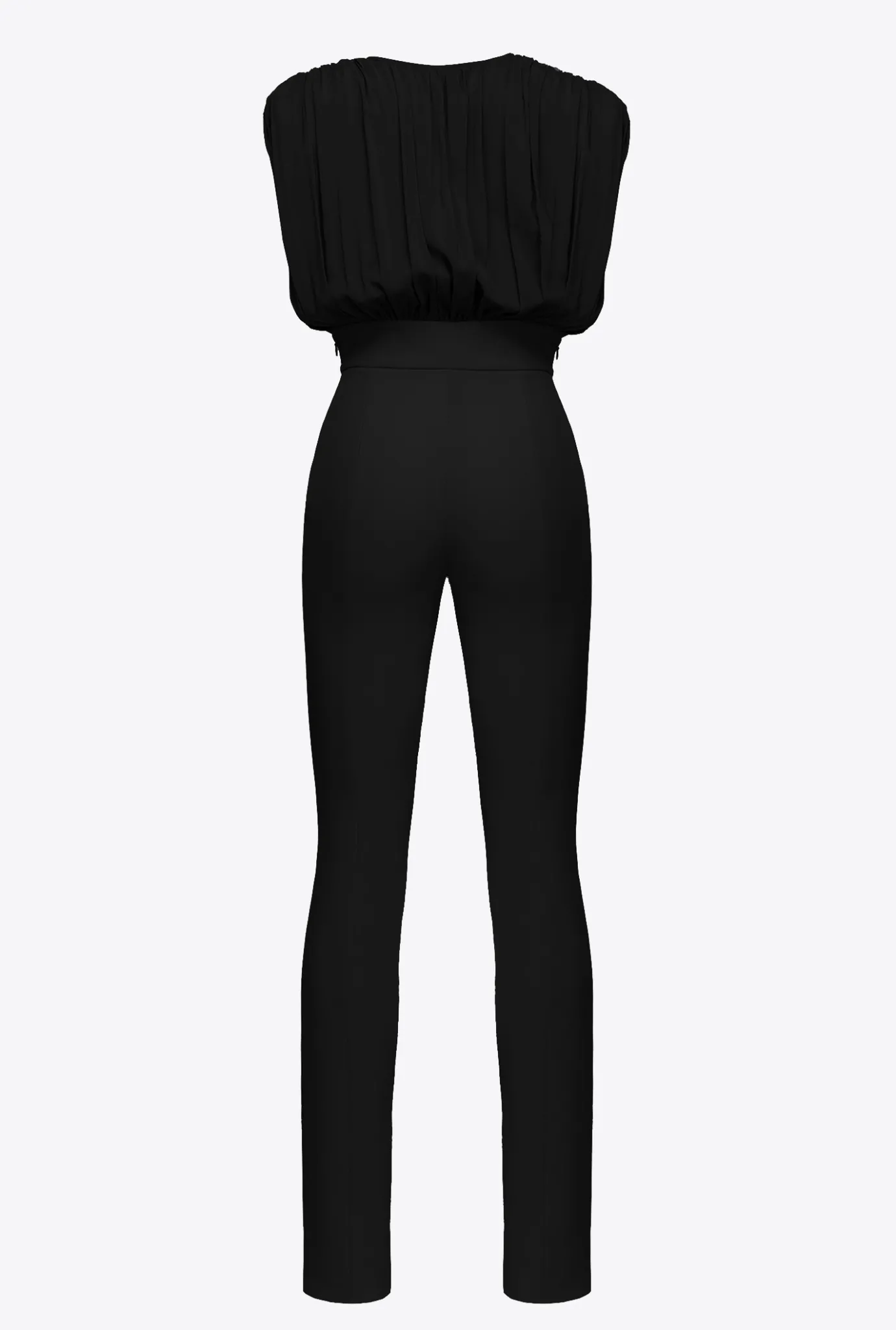 Robes|PINKO Combinaison Fendue Noir Limousine