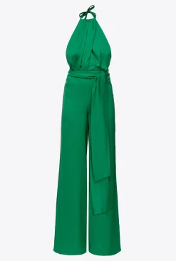 Robes|PINKO Combinaison Legere Ceinturee Amazonie