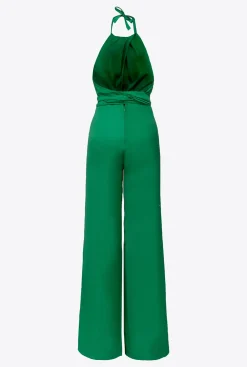 Robes|PINKO Combinaison Legere Ceinturee Amazonie