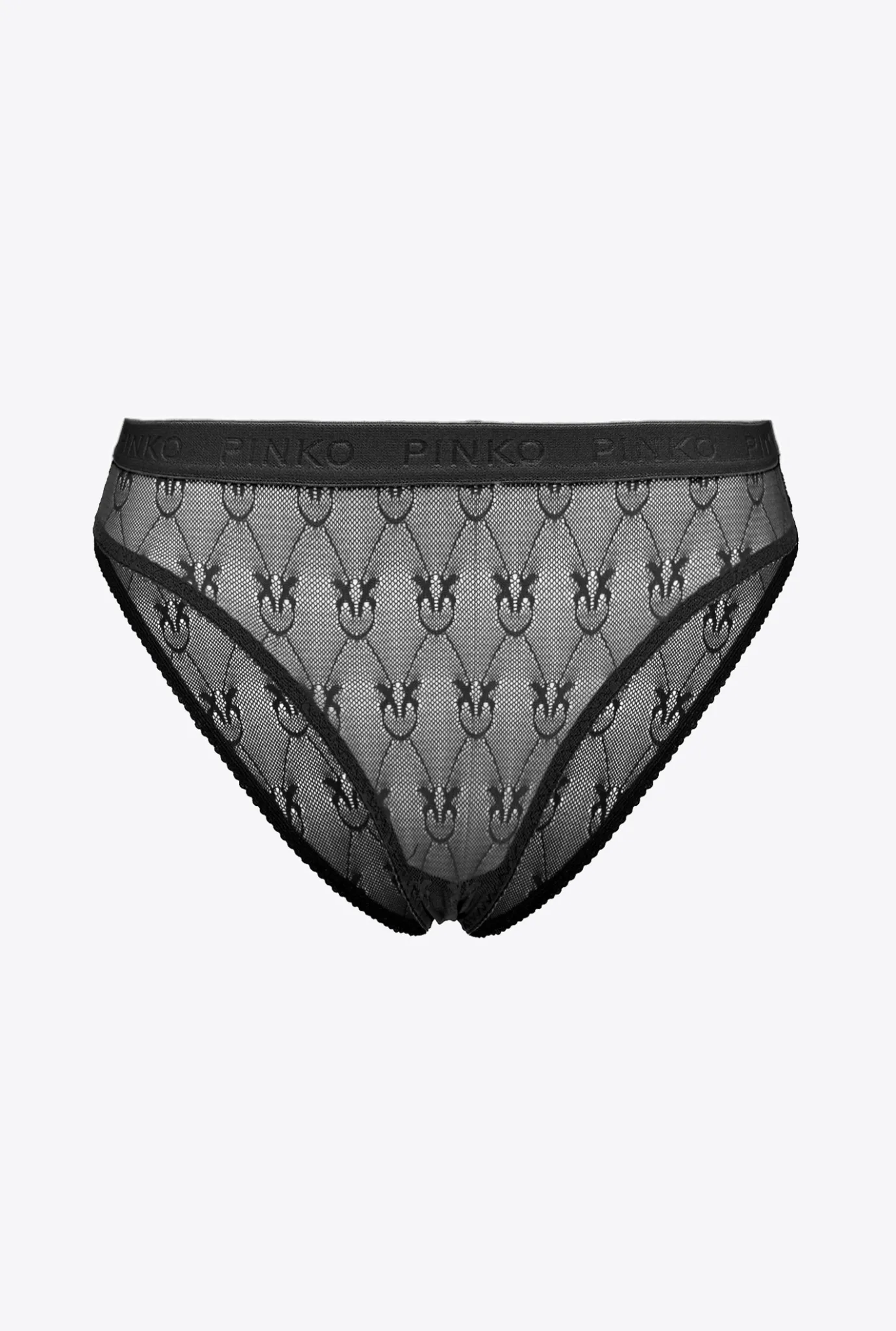 Lingerie|PINKO Culotte En Dentelle Noir Limousine