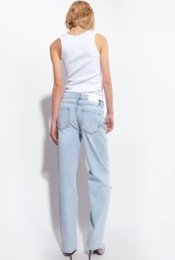Topwear|PINKO Debardeur Avec Broderie Love Birds Blanc Brill.