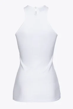 Topwear|PINKO Debardeur Cotele Blanc Brill.