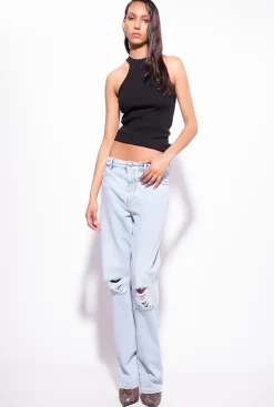 Topwear|PINKO Debardeur Cotele Noir Limousine