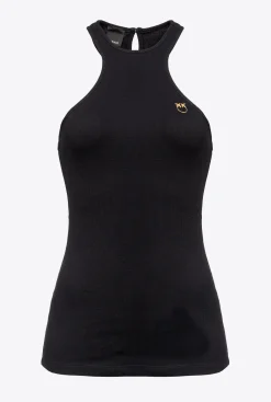 Topwear|PINKO Debardeur Cotele Noir Limousine