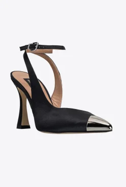 Chaussures|PINKO Escarpins Avec Bout En Metal Noir Limousine
