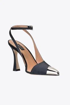 Chaussures|PINKO Escarpins Avec Bout En Metal Noir Limousine