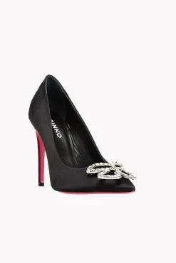 Chaussures|PINKO Escarpins Bijoux Love Birds Noir Limousine