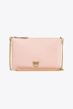 Sacs À Bandoulière|PINKO Flat Love Bag Simply Rose/Rose Poudre-Or Antique