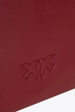 Sacs À Bandoulière|PINKO Flat Love Bag Simply Rouge Rubis-Or Antique