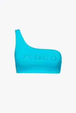 Maillots De Bain|PINKO Haut De Bikini Asymetrique Bleu Caraibes