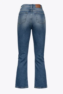 Jeans|PINKO Jean Bootcut A Boutons Depareilles Delavage Clair Moyen