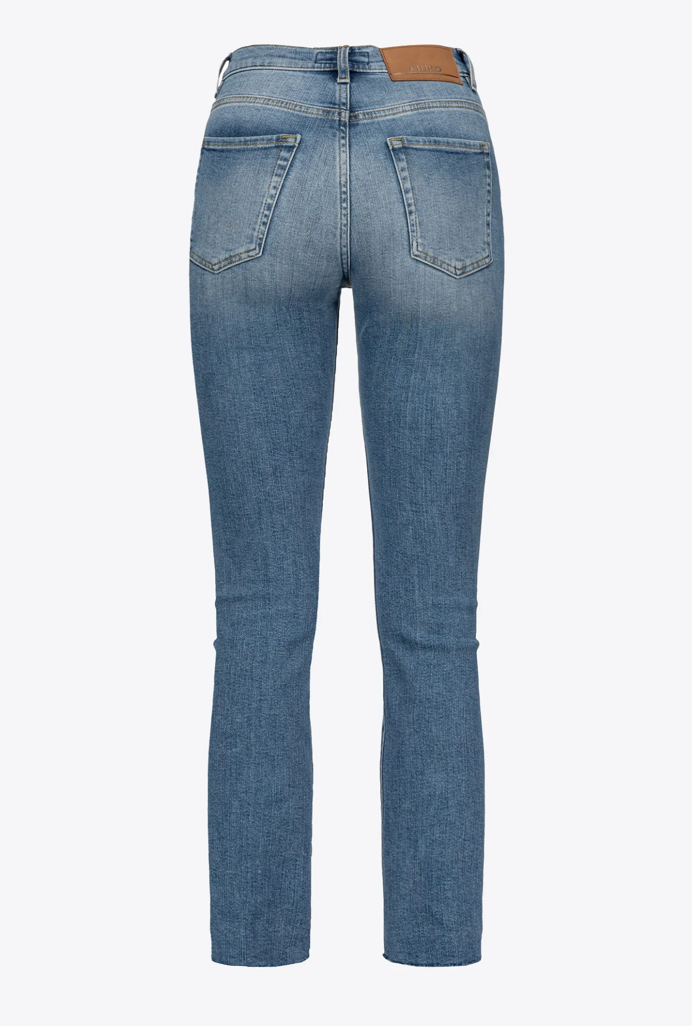 Jeans|PINKO Jean Bootcut A La Cheville Bleu-Bleu De Delft