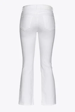 Jeans|PINKO Jean Bootcut En Bull Power Blanc Brill.
