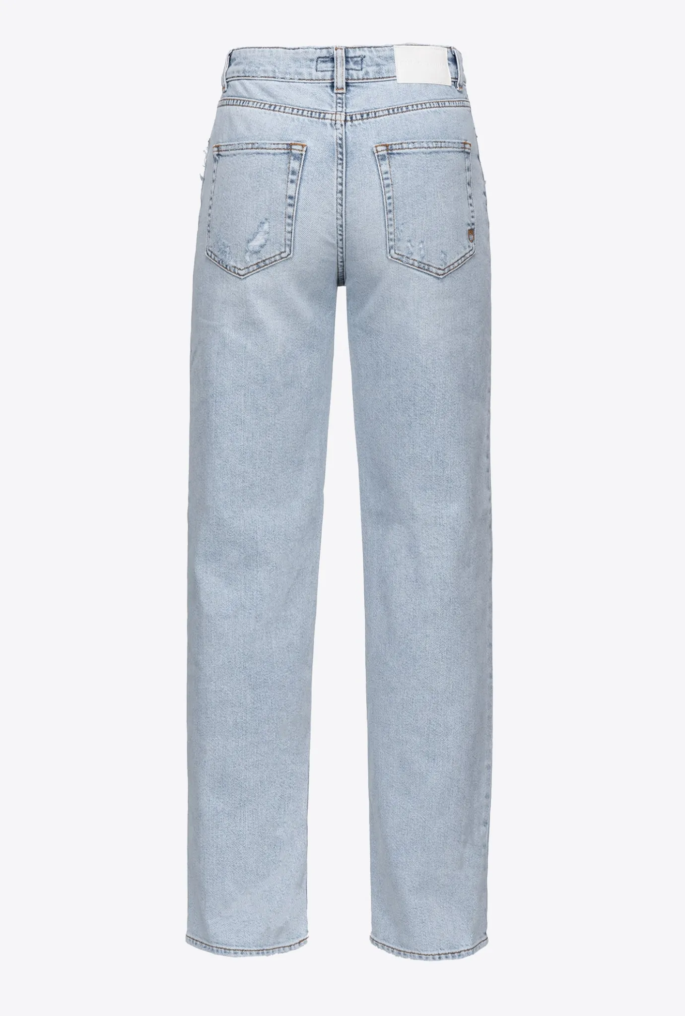 Jeans|PINKO Jean Boyfriend Dechire Delavage Marbre