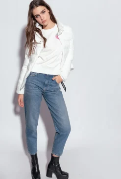 Jeans|PINKO Jean Mom Fit En Denim Authentic 90 Bleu-Bleu De Delft