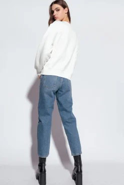 Jeans|PINKO Jean Mom Fit En Denim Authentic 90 Bleu-Bleu De Delft