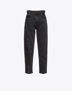Jeans|PINKO Jean Mom Fit En Denim Black Noir Limousine