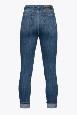 Jeans|PINKO Jean Skinny Cross Stretch Delavage Vintage Moyen
