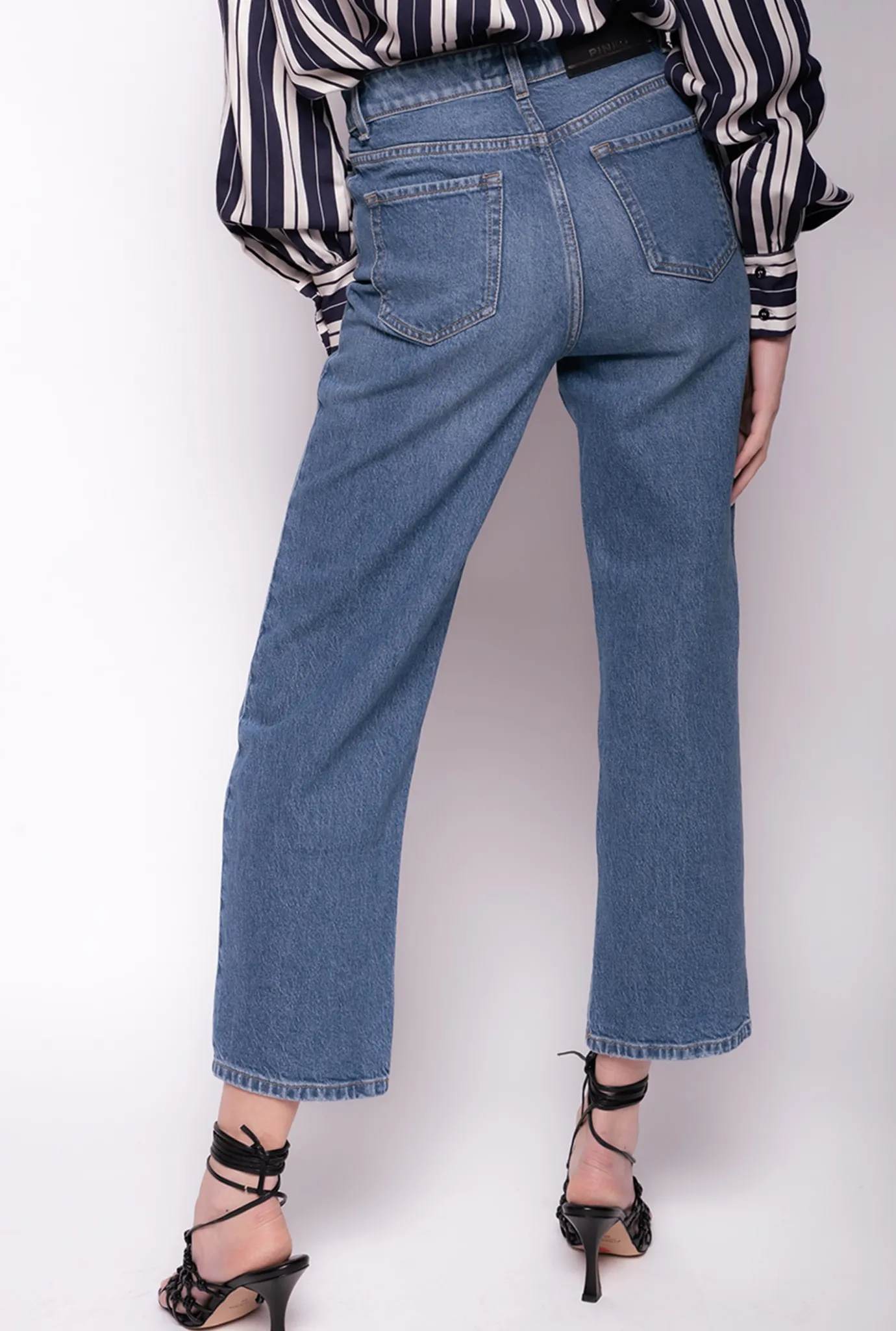 Jeans|PINKO Jean Straight En Denim Recycle Bleu-Saphir Etoile