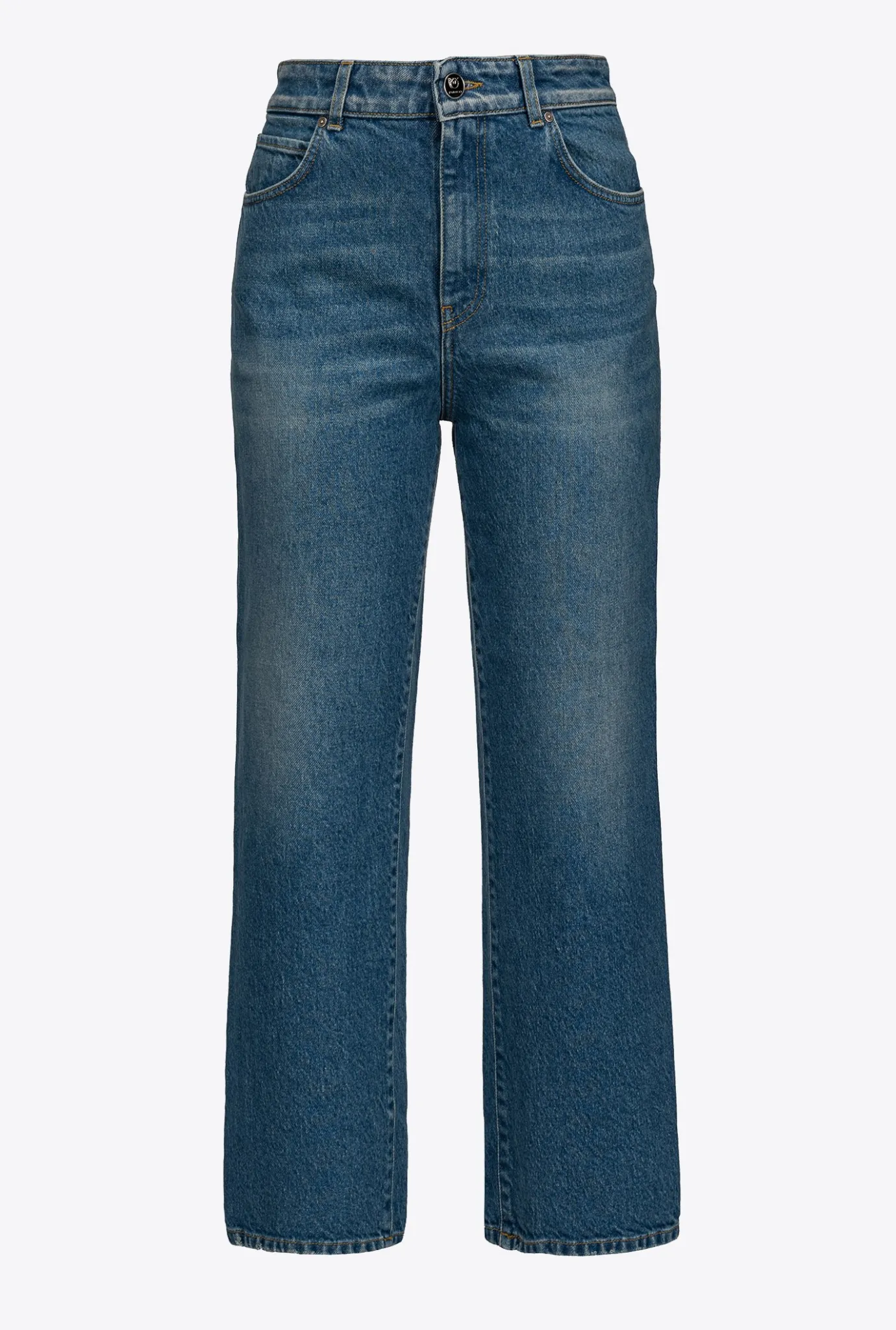 Jeans|PINKO Jean Straight En Denim Recycle Bleu-Saphir Etoile
