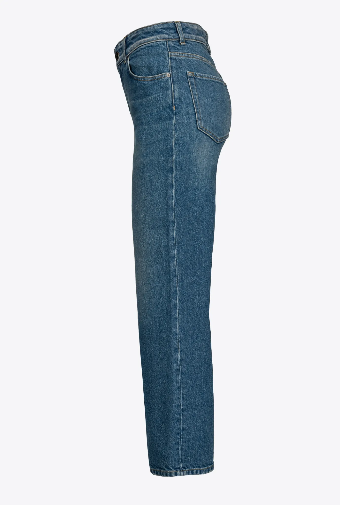Jeans|PINKO Jean Straight En Denim Recycle Bleu-Saphir Etoile
