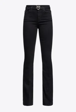 Jeans|PINKO Jeggings Flare Noir Noir Limousine